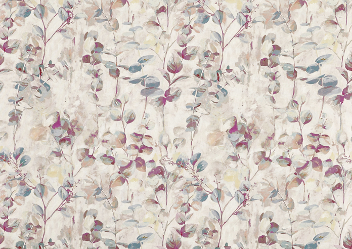 Aquarelle, Wild Rose - Fabric Only - Image 3